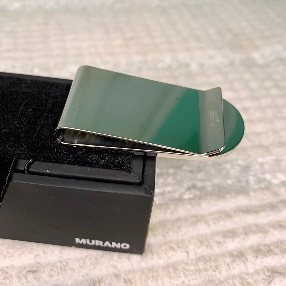 Men's Silver Money Clip with Buffalo Indian Head Nickel NWT
